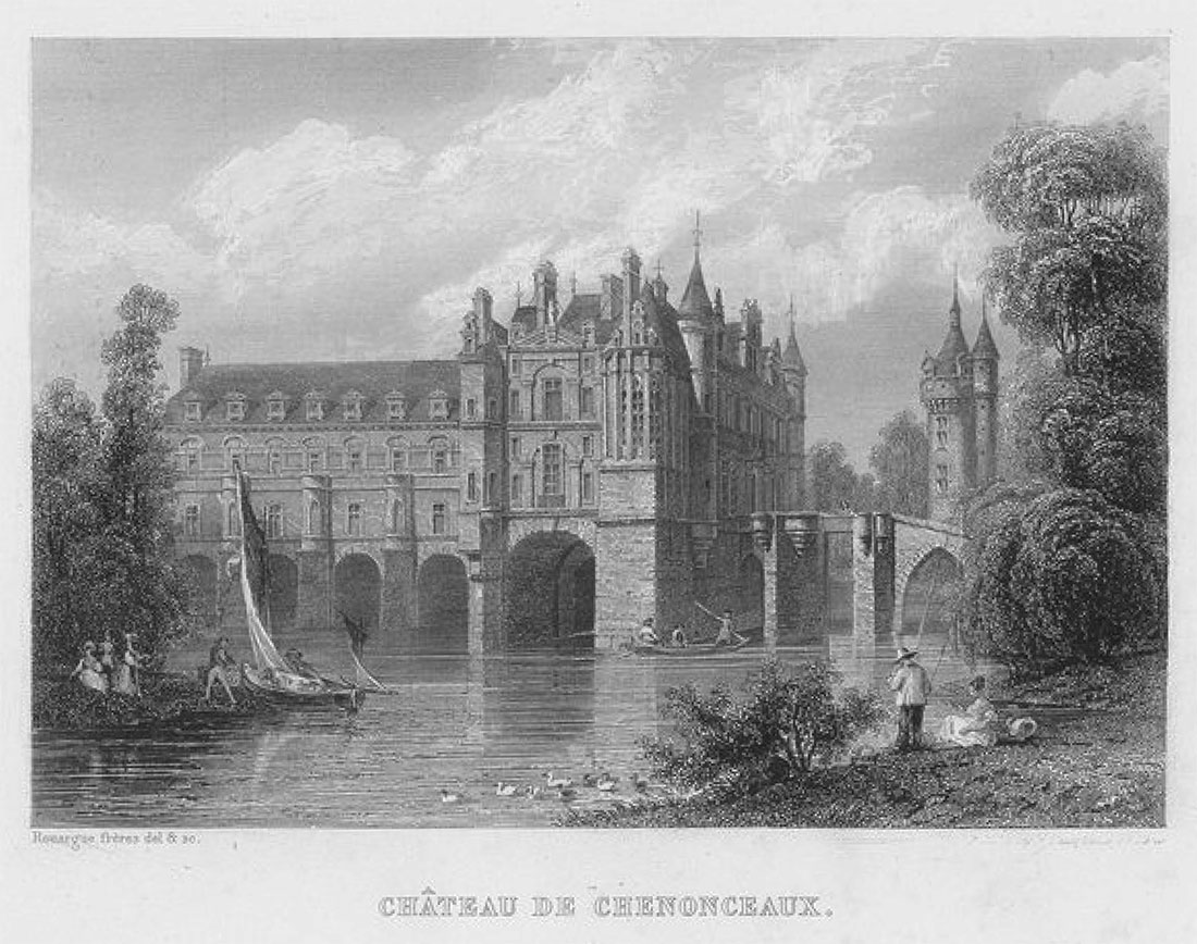 Chenonceau vu de la Loire